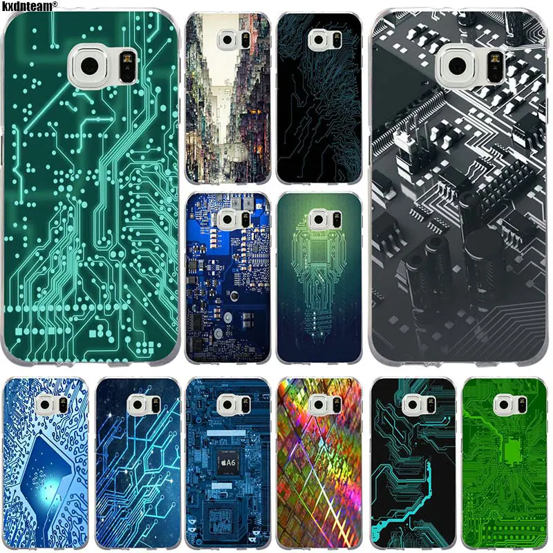 Компьютерная батарея печатная плата Мягкий силиконовый чехол для телефона samsung