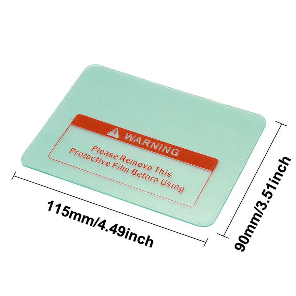 Шлем сварочный прозрачный на солнечной батарее сменная защитная крышка