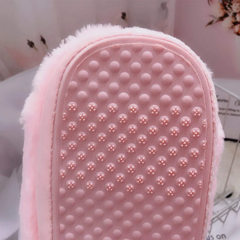 

Lovely Rabbit Pig Plush Toys & Indoor Warm Winter Adults Shoes Stuffed Cartoon Cute Doll for Kids Girls Valentine Christmas Gift