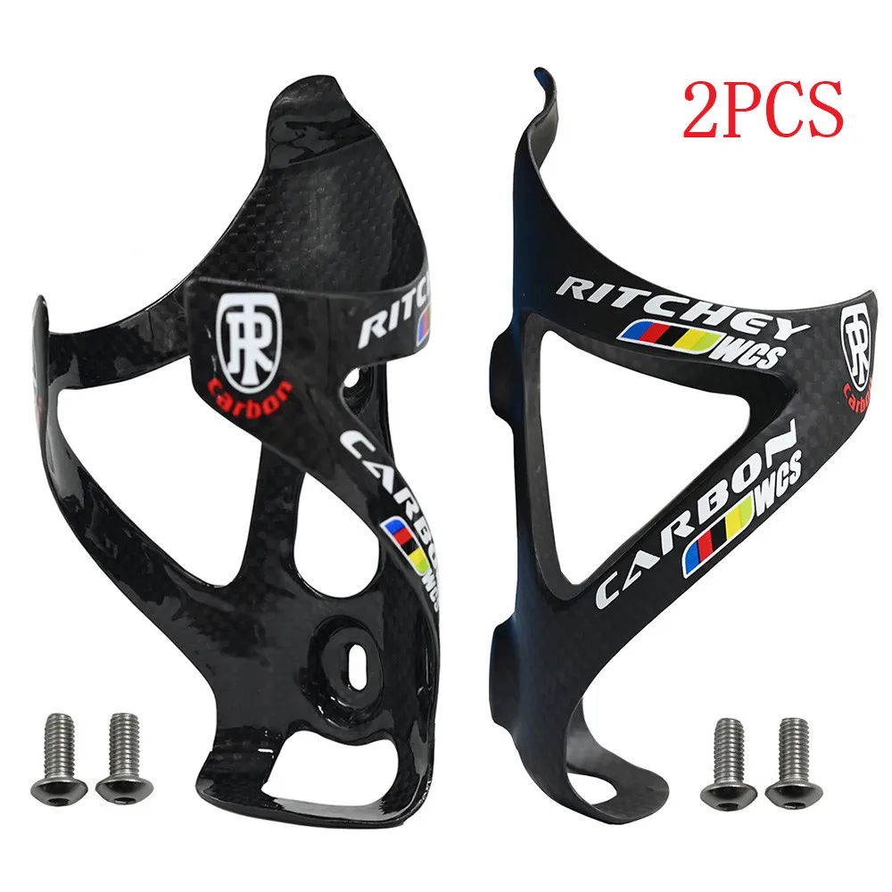 2PcsBottle Holders Bike Drum Holders Bottle Holders Cages Glossy/Matte 3K Textures Bikes Mountain Road Supplies Bike Accessories