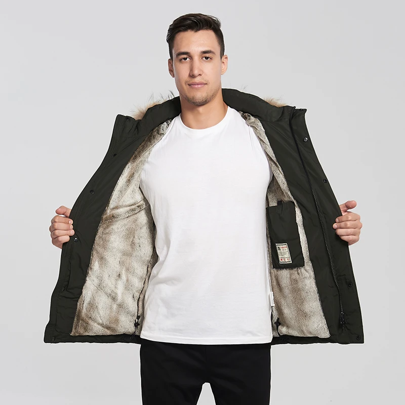 2020 Новинка Парка Мужская Зимняя Пальто Мужское Зимнее Куртка Аляска