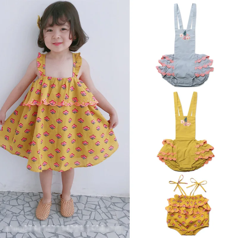 Детское платье 2019 L &amp M Брендовое на весну и лето для девочек платья без рукавов с