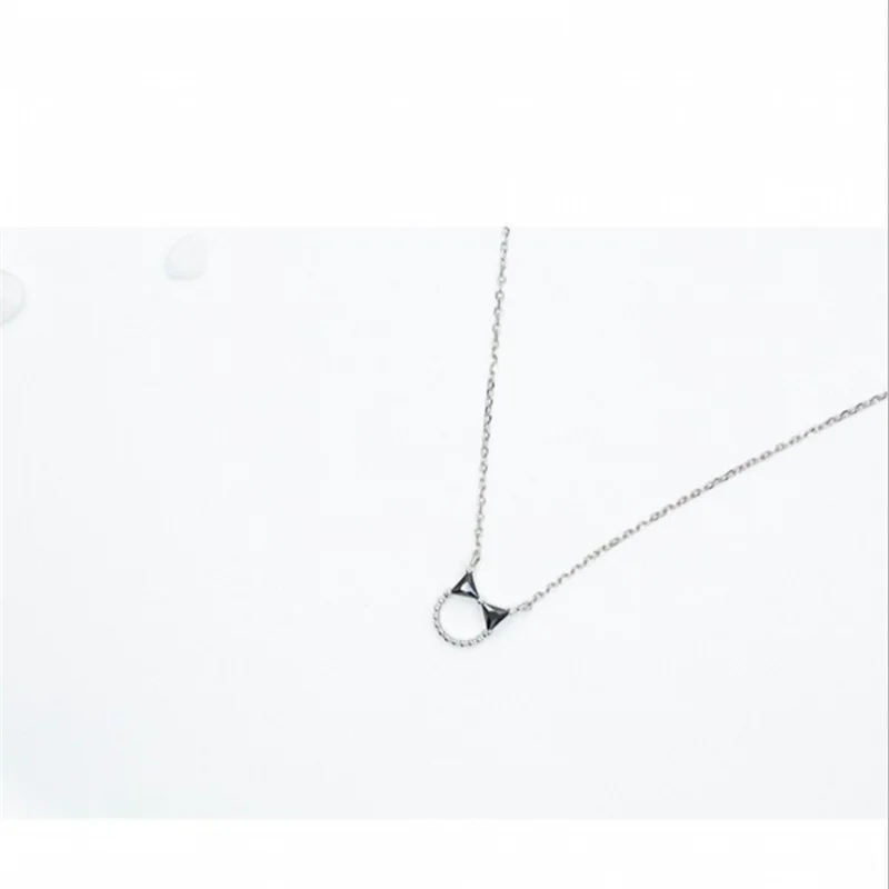 

Simple Black Bow Necklace Japan and South Korea Generous Women's Holiday Gift Party Jewelry Wholesale