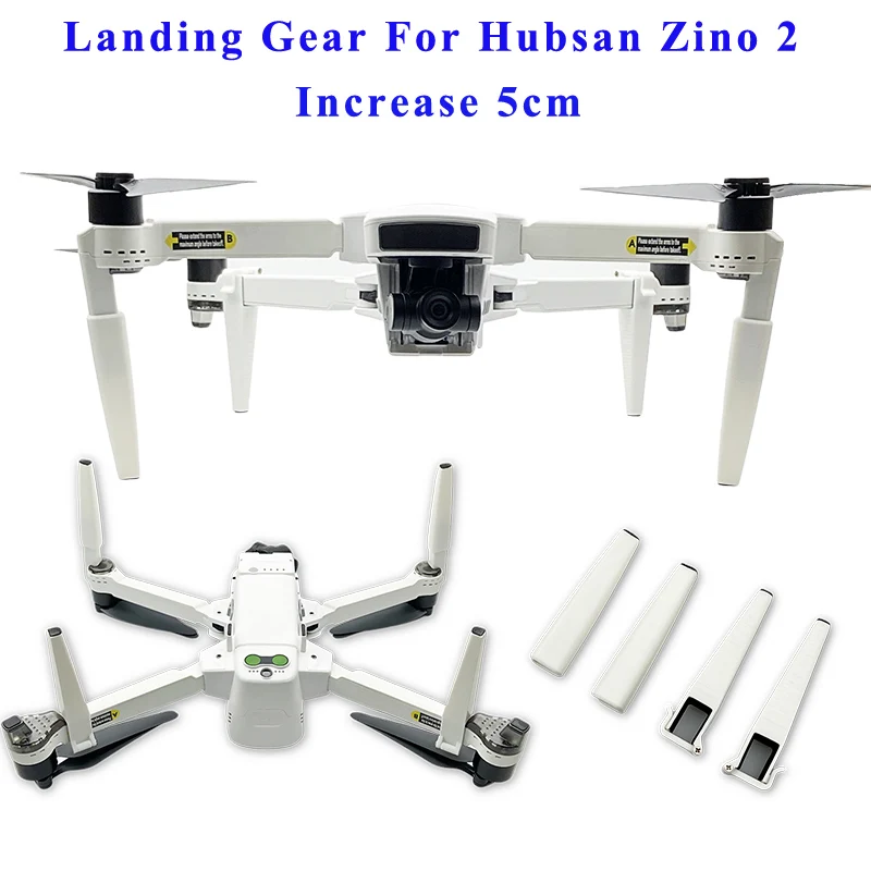 

Landing Gear Heighten Landing Legs Support Feet Extension Leg Gimbal Camera Protector Feet for Hubsan ZINO 2 RC Drone Accessory