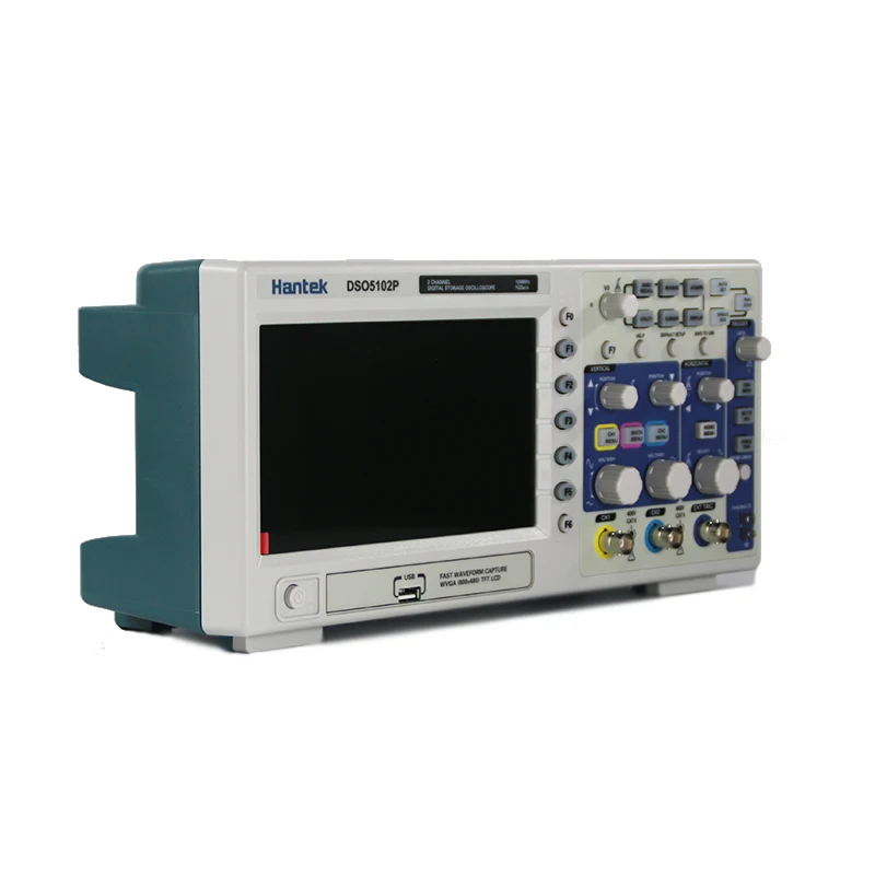 Цифровой осциллограф Hantek DSO5102P портативный USB-осциллограф 100 МГц 2 канала 1GSa/s длина
