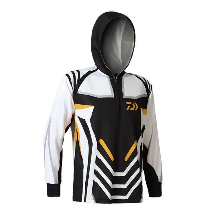 

Fishing Hoodies Fish Shirt Breathable Perspiration Quick Dry Anti-UV Sports Fishing Clothing M L XL XXL XXXL Pesca Pesca