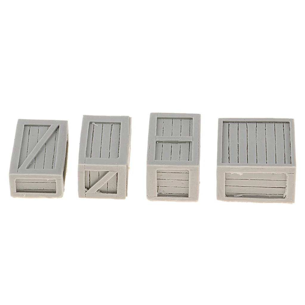 Модельный аксессуар каучуковый ящик времен Второй мировой войны 1:35 4 ящика