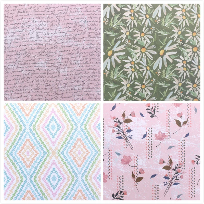 

ZFPARTY 12 Sheets Flourish Scrapbooking Pads Paper Origami Art Background Paper Card Making DIY Scrapbook Paper Craft