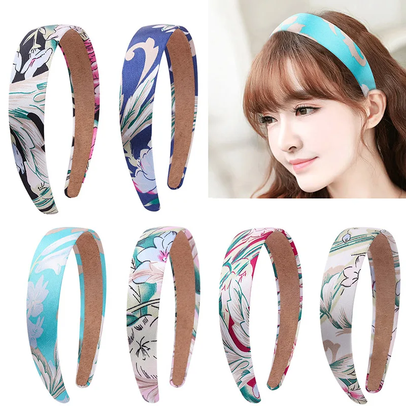 Ободок пластиковый Женский модный широкий обруч для волос аксессуар на голову из