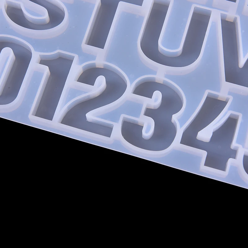 

Creative DIY Crystal Glue Mold Capital Letter Mould Mirror Handmade Pendant Jewelry Making Molds