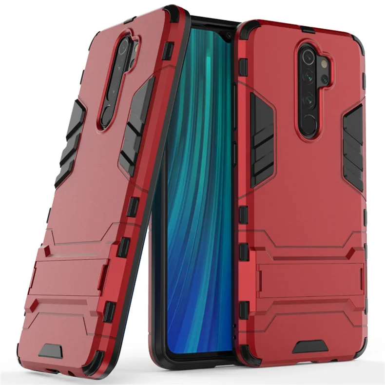 Чехол для Xiaomi Redmi Note 8 чехол pro Бампер противоударный резиновый робот Броня