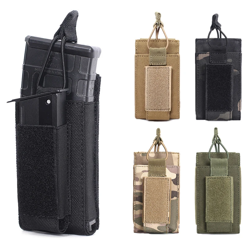 

Тактический Двойной футляр для магазина 1000D с системой «Молле», универсальная кобура M4, картридж-держатель, карманы для охоты, страйкбола, п...