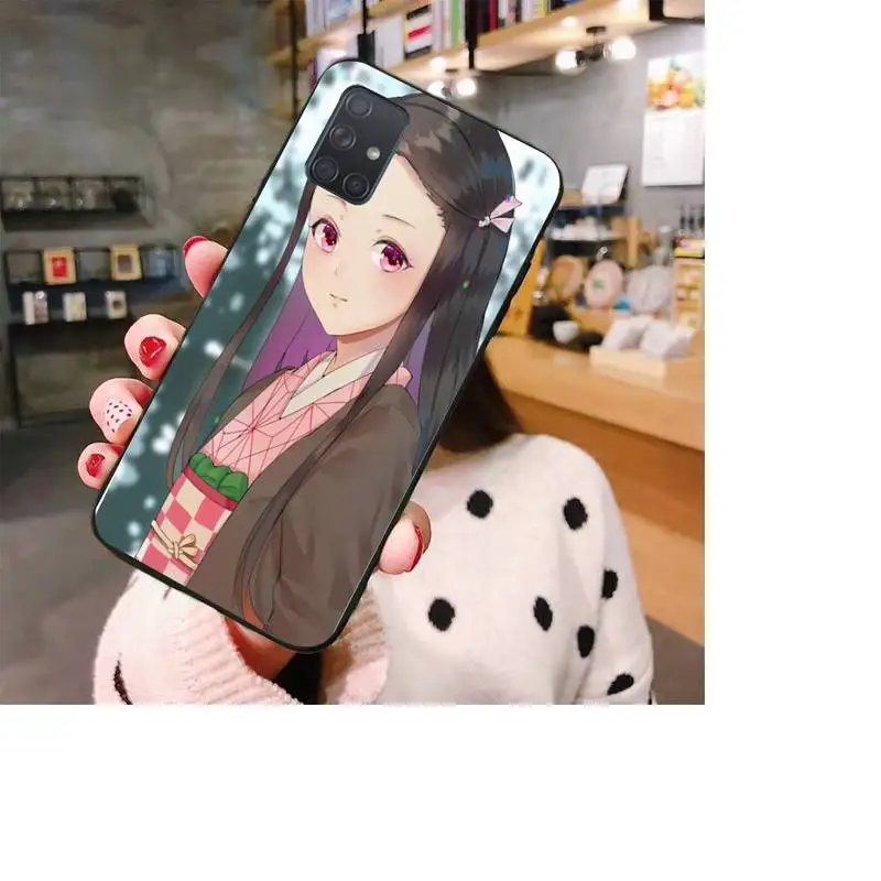 

Demon Slayer Nidouzi Phone Case For Samsung Galaxy A50 A30S A50S A71 70 A10 Case Samsung A51 Soft Silicone Case Fundas