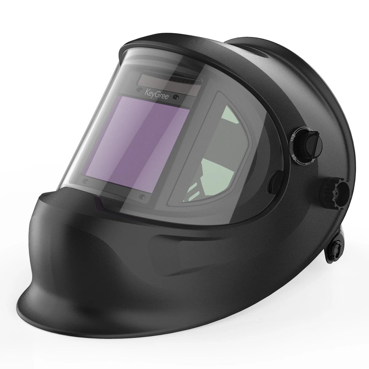 Сварочная маска KEYGREE с защиот запотевания шварки для сварки солнеей ей боковыми