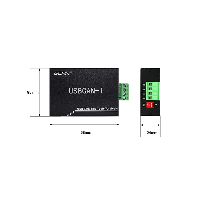 GCAN Usbcan Analyzer Supports Windows System To Send Files Dbc Load Analysis Convenient And Quick To Use In The Industrial Field