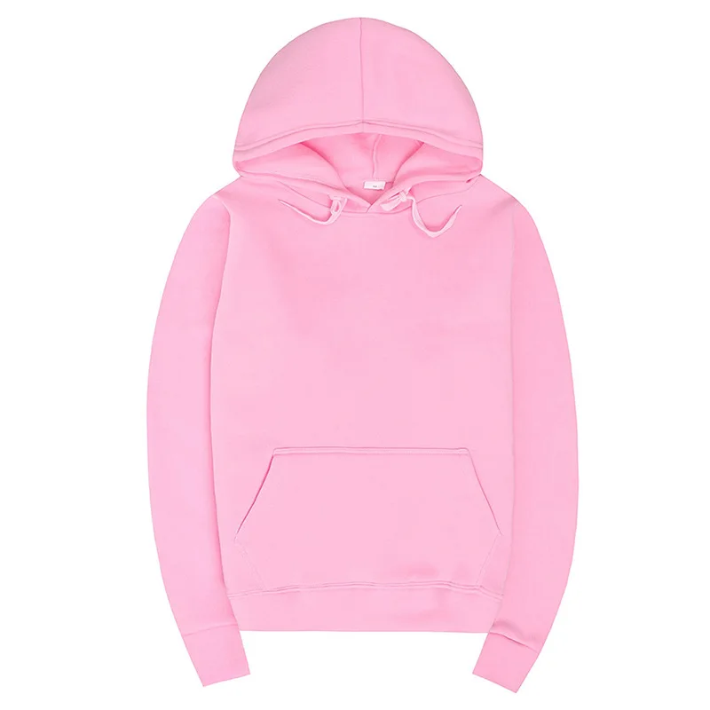 2019 Новый Повседневное розового черного серого голубого цветов толстовка с