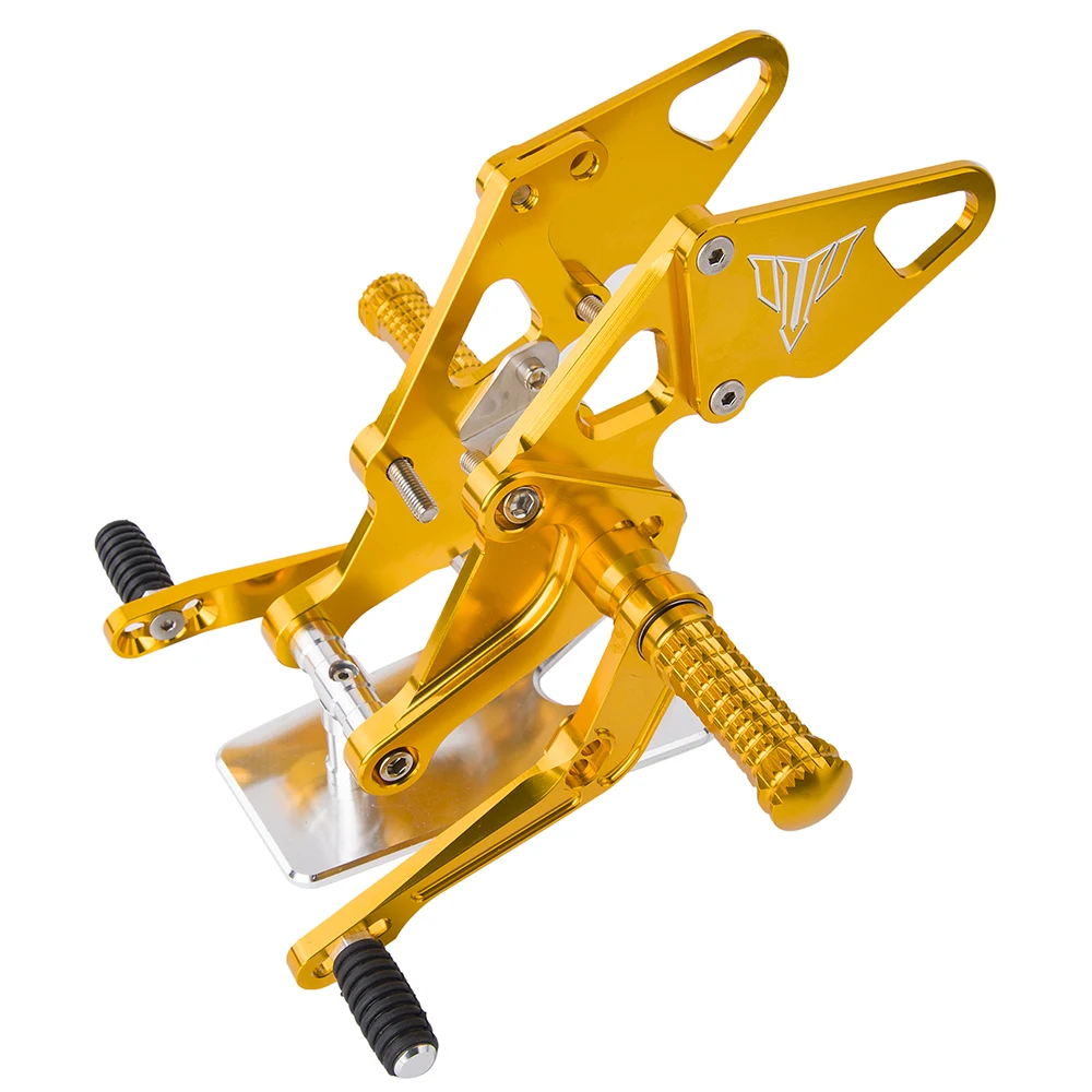 1 пара мотоцикл регулируемый задний Комплект подножка для Yamaha MT FZ 07 MT07 FZ07 2013 14 15 16 17