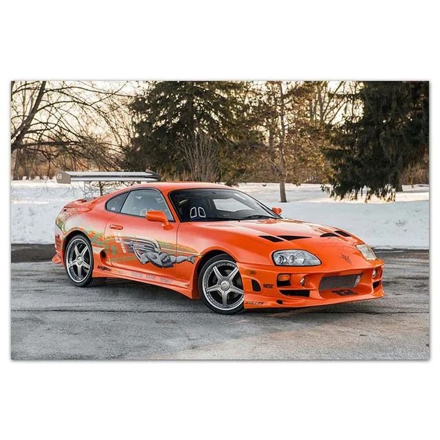 Модульная картина Hd для дома декор Форсаж суперкар Картина на холсте настенный