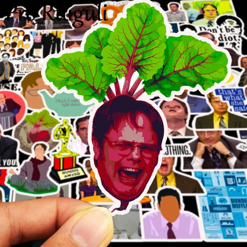 103050pcs the office tv show stickers paster cartoon characters anime funny decals scrapbooking diy phone laptop decoration free global shipping