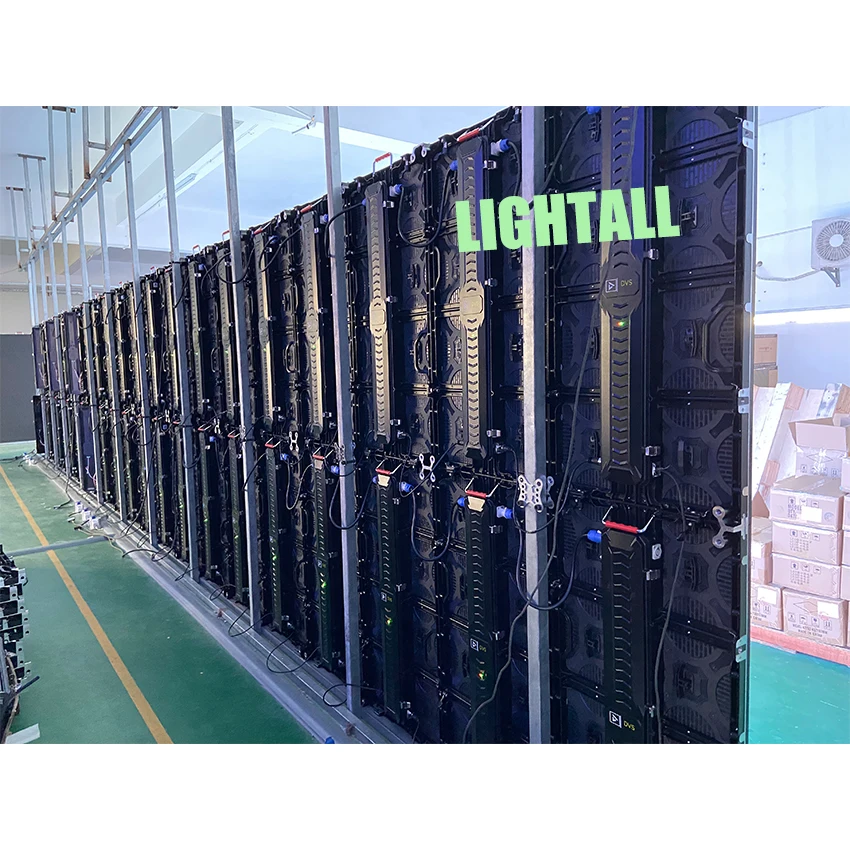 Полноцветный светодиодный экран P4.81 для помещений 500*1000 мм 104*208 точек rgb литой