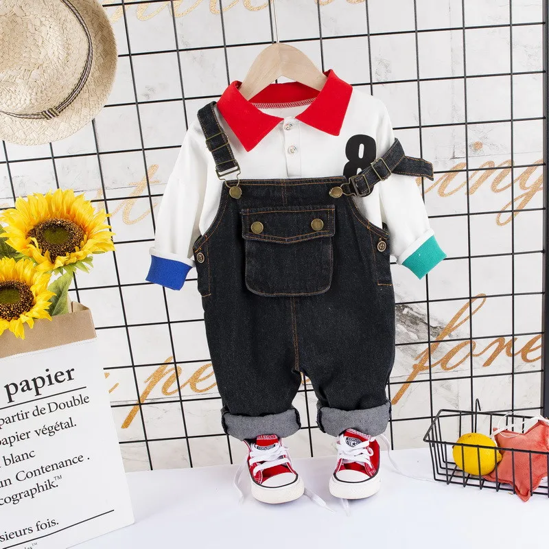 Летняя одежда для маленьких девочек и мальчиков повседневные Костюмы малышей