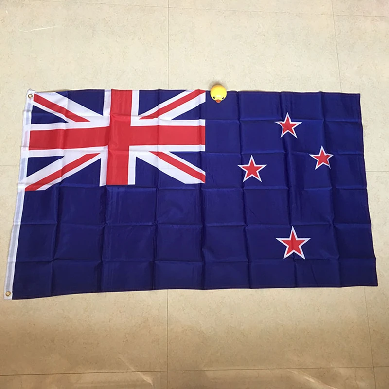 

90x150CM Wave new Zealand 3x5 Ft Super-Poly Indoor/Outdoor new Zealand FLAG Country Banner Christmas's gifts