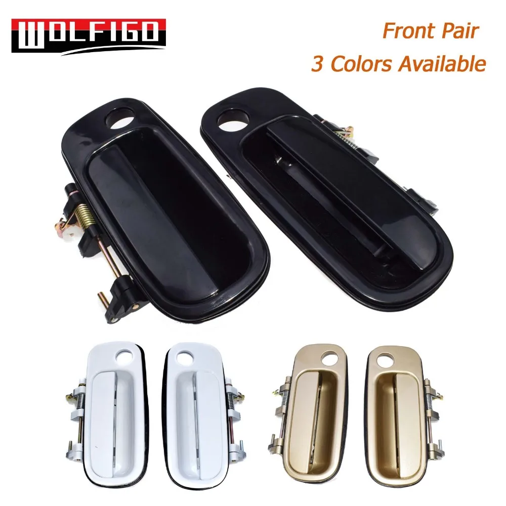 WOLFIGO пара Бежевых/черных/белых наружных дверей автомобиля передняя левая и