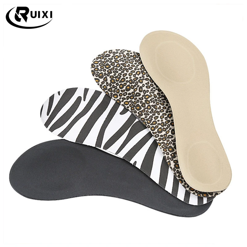 Противоскользящая поглощающая пот Массажная стелька семь точек губка половина