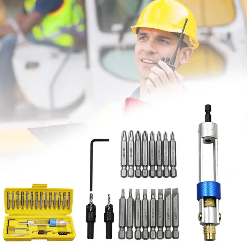 

20pcs Quick-change Driving Repair Tools Set Swap Drill Head Bit Half Drill Driver Swivel Time F3H8