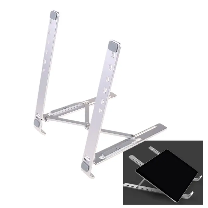 

Aluminum Alloy Tablet Bracket Mount Foldable Portable Laptop Stand Holder Rack