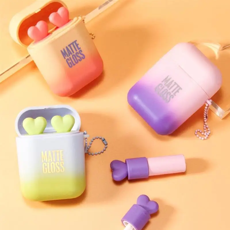 2 шт./компл. блеск для губ Матовая жидкая помада водостойкий стойкий увлажняющий