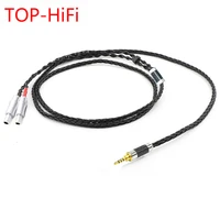 top hifi custom made 2 53 54 4mm balanced silver plated headphone upgrade cable for hd800 hd800s hd820 headphones