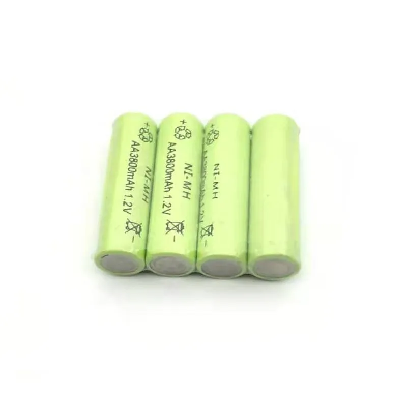 6 шт./партия бесплатная доставка AA 3800mAh 1 2 V Quanlity аккумуляторная батарея Ni-MH 2A Baterias