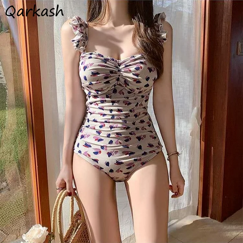 

Cover-up Women Swimwear Sexy Elastic Sweet Summer Young Slim Fitness Ins Beachwear Trendy Beach Wear Pareos Playa Print Backless