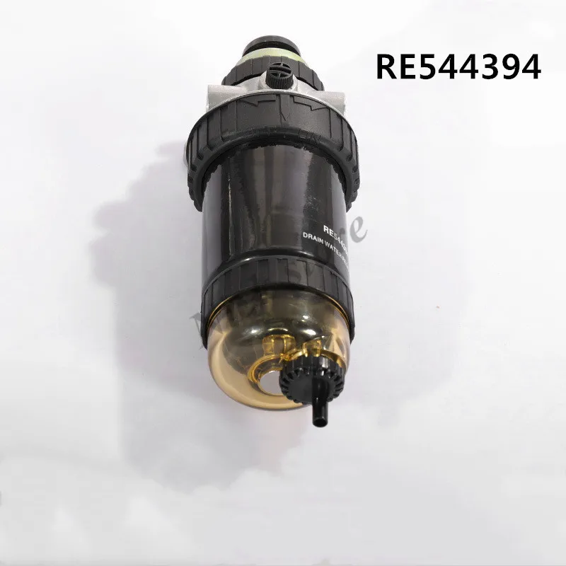 Fuel Filter Assembly RE544394 With Hand Pressure Pump For JOHN DEERE Tractor Agricultural Machinery Parts