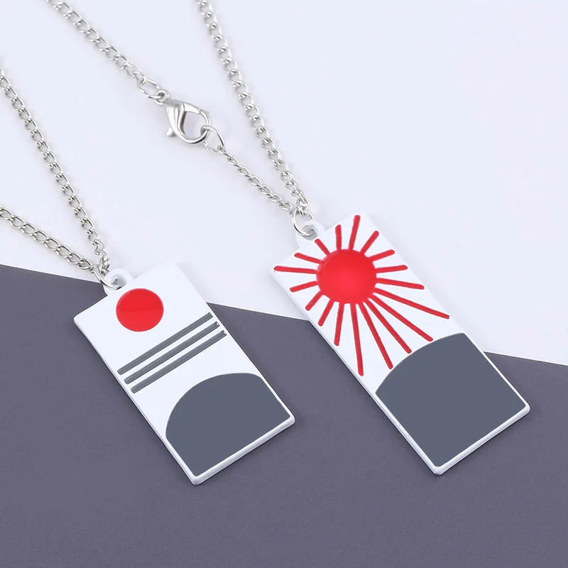 Dropshipping Anime Demon Slayer Cosplay Props Acrylic Earrings Kimetsu no Yaiba Tanjirou Kamado Ear Stud Eardrops Women Men