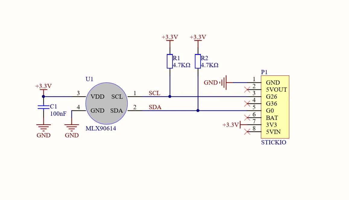 M5StickC ESP32 мини IoT макетная плата Совместимость NCIR HAT(MLX90614) Измерение температуры тела PIR инфракрасный модуль датчика