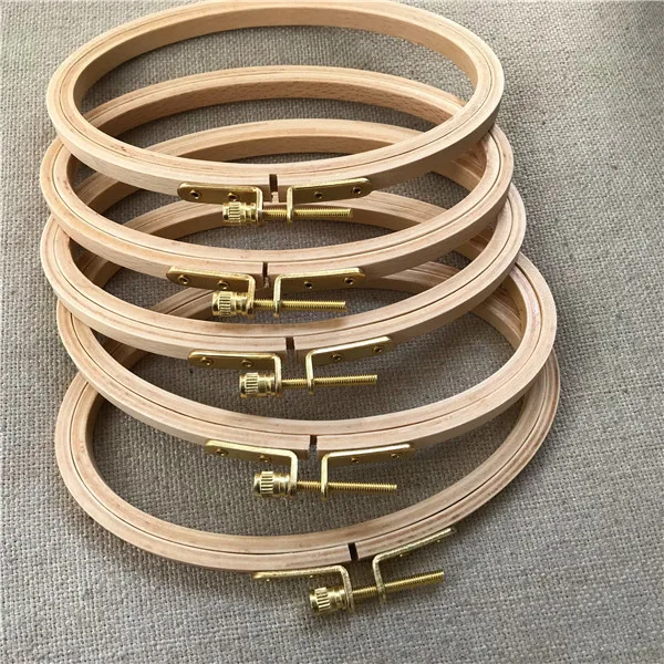 1PC New Arrive 16*10cm Wood Oval Embroidery Hoop ellipse Wooden Frame Art Craft Tools DIY Cross Stitch | Дом и сад