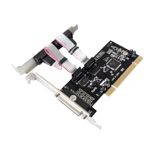 PCI To 2S1P Serial & Parallel adapter card PCI To 2 Ports RS232 COM DB9 & DB25 Palrallel port Converter Card MCS9865 Chipset