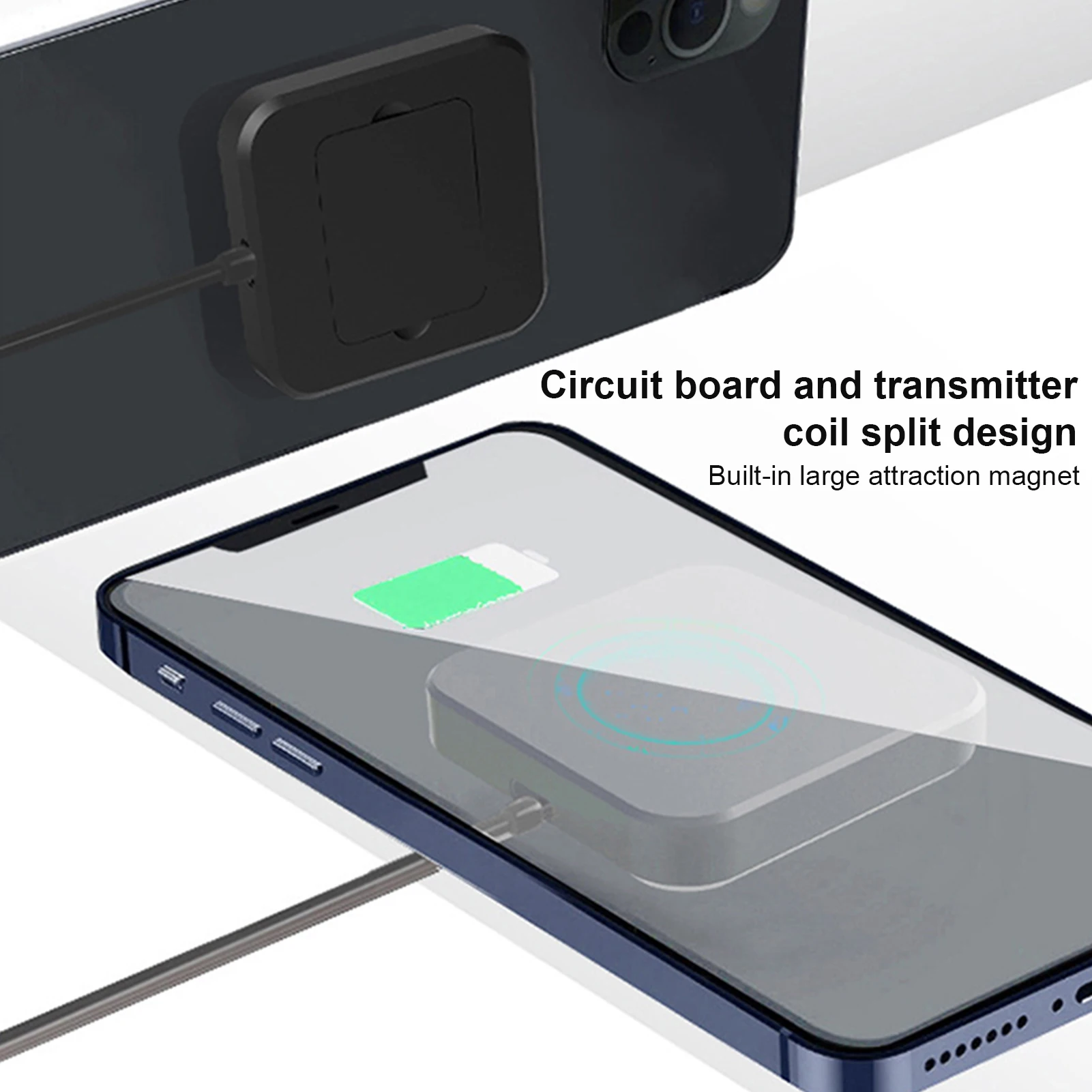 Magnetic 15 W Qi Wireless Charger Mini Desktop Phone Holder Stand For IPhone12 Pro/Mini/Max Fast Charging Wireless Fabulous