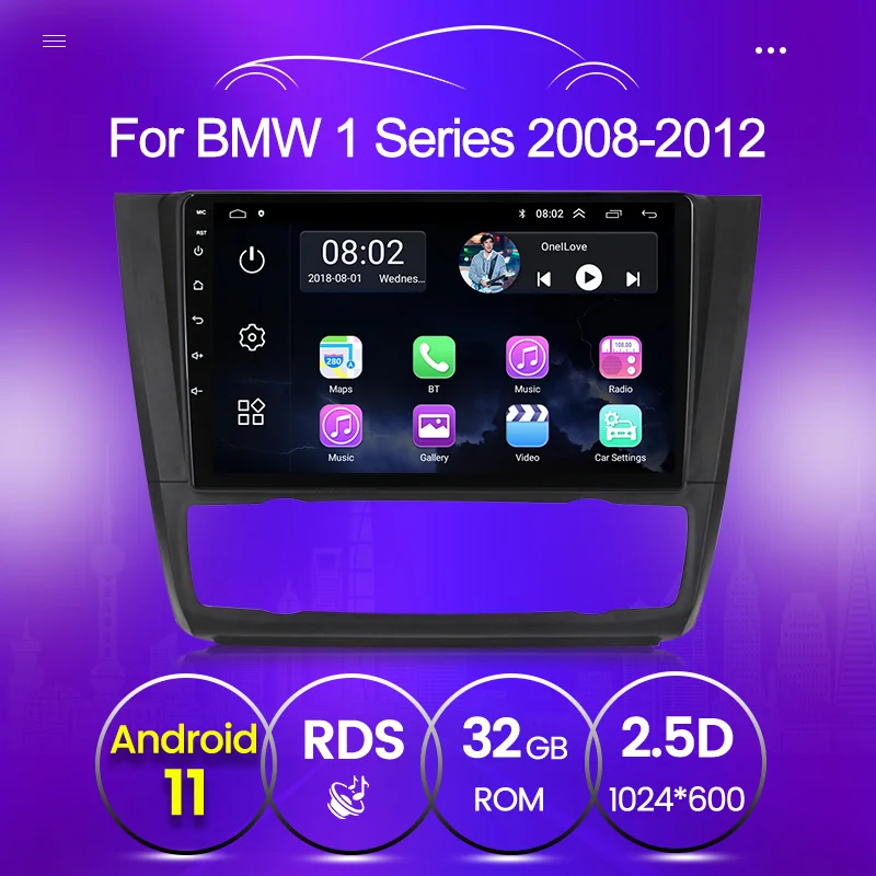 Автомагнитола 2 din для BMW 1 Series E81 E82 E87 E88 2004 2012 автомагнитола мультимедийный плеер