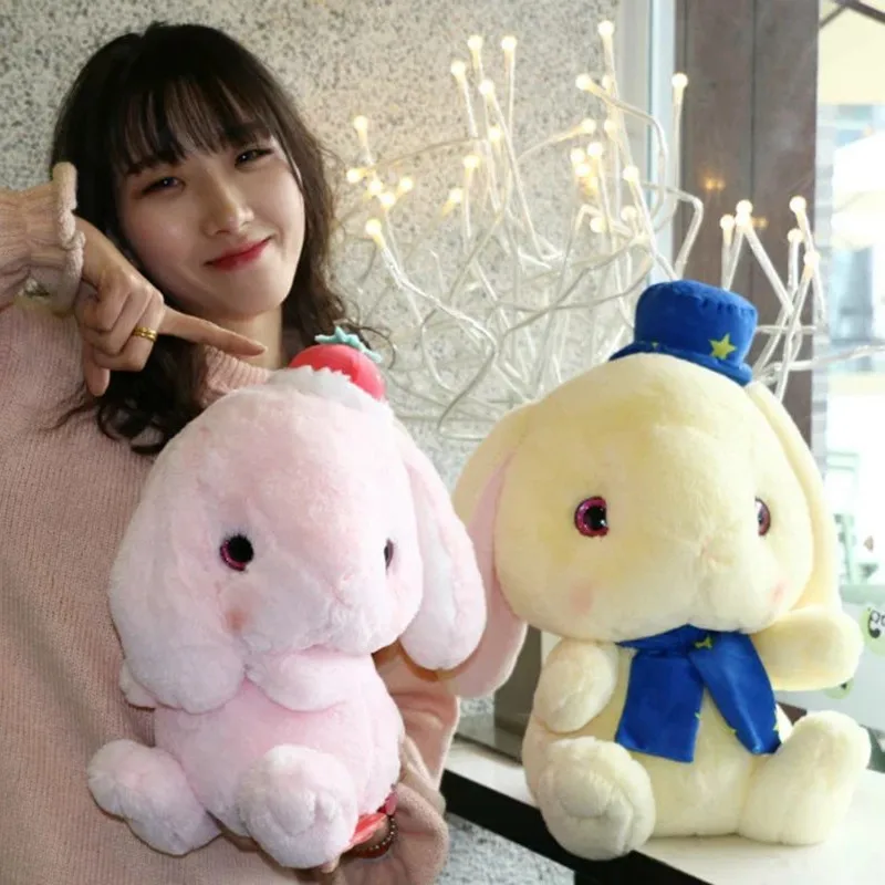 3 Kinds New lovely fruits and vegetables magic series drop ear rabbit doll plush toy for girl's kid's birthday present | Игрушки и