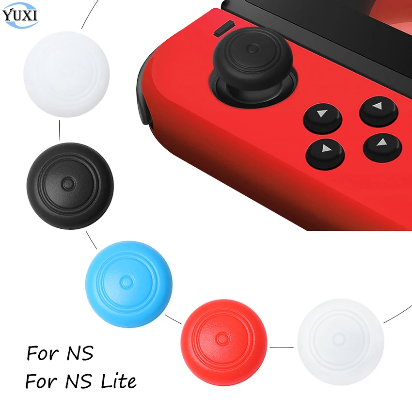YuXi 2 шт силиконовые колпачки для джойстика переключателя NS Joy Con контроллер