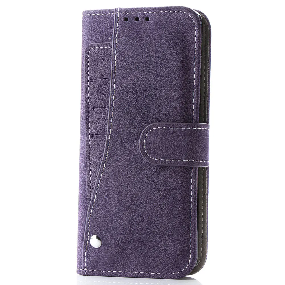 Purple Чехол-книжка для samsung S10 PLUS, чехол S10e S10lite из искусственной кожи, чехол-книжка с подставкой для samsung Note 10 Plus S9, чехол-книжка Conque - Цвет: Purple