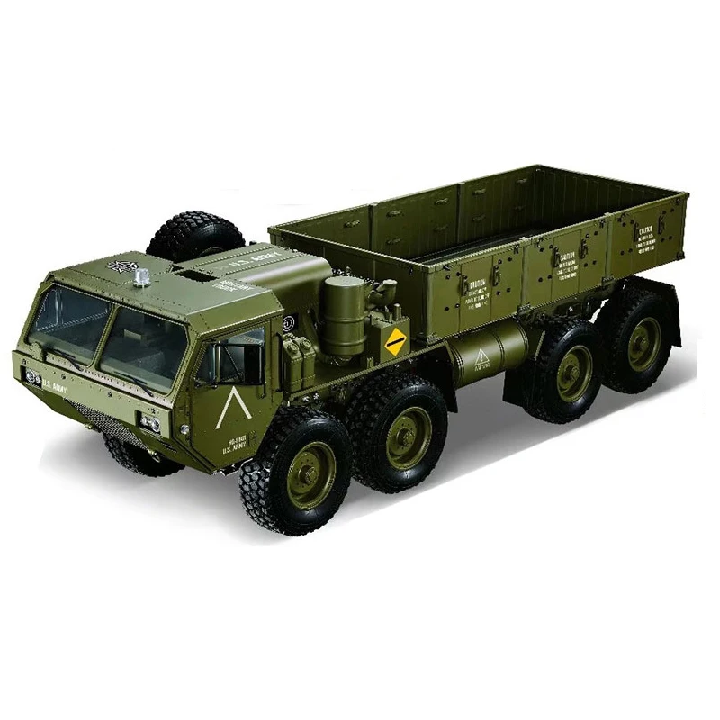 Standard version Hots HG P801 P802 1/12 2,4G 8X8 M983 739 мм матовый Радиоуправляемый автомобиль военный грузовик США без зарядного устройства гоночный автомобиль для детей подарок - Цвет: Standard version