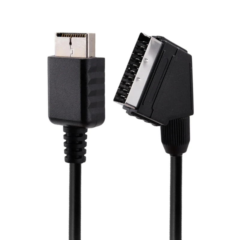 1 8 м RGB Scart кабель для Sony PS1 PS2 PS3 TV AV Сменное соединение|Кабели| |