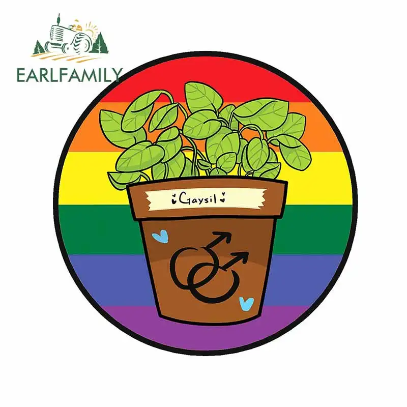 EARLFAMILY 13 см x 21 7 для гордости растений переводная картинка на лобовое стекло