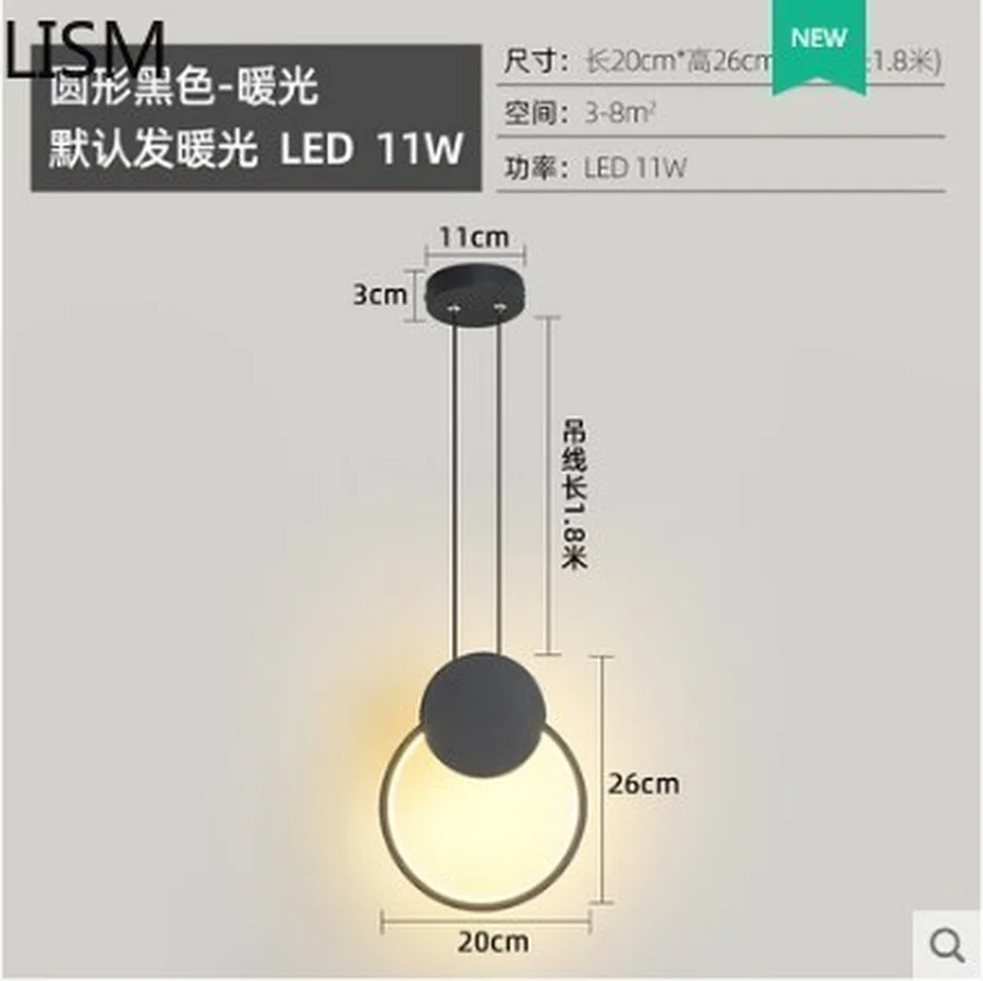 

Kitchen Led Pendant Lights Modern Design Luxury Nordic Bedroom Minimalist Chandeliers Bar Restaurant Home Decoration Accessories