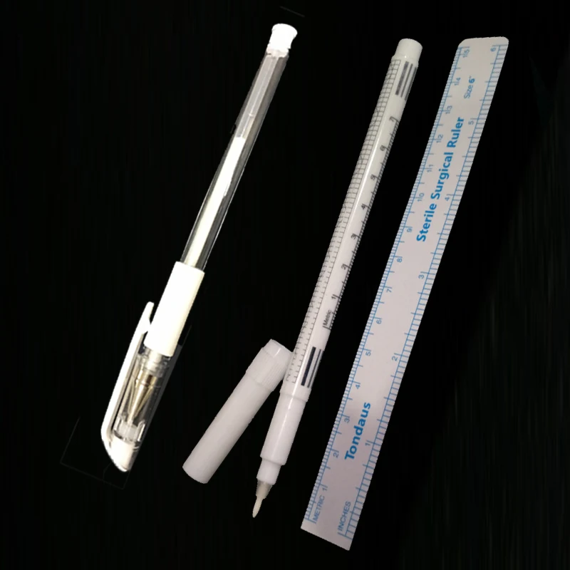 

New 1pc Microblading Supplies Tattoo Marker Pen Permanent Makeup Accessories White Surgical Skin Marker Pen Eyebrow Scribe Tool