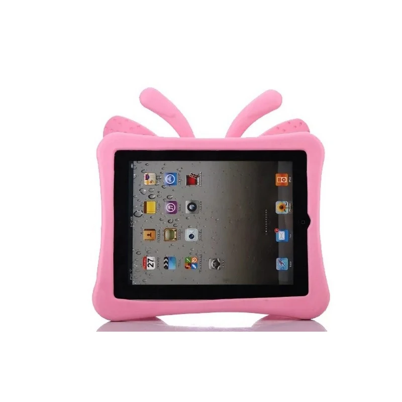 Детский 3D чехол подставка с милым бабочкой для Apple iPad 2 3 4 9 7 дюймов мультяшный